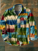 Sietse™ | Premium Patchwork Shirt – Unique Style & Comfortable Fit.