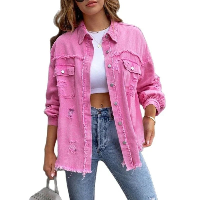 Ladies Winter Denim Jacket with Lining | Ideal for Winter