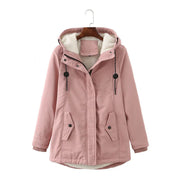 Women's Winter Coat with Warm Lining, Hood & Zip | Ideal for Winter