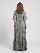 Élodie – Long Floral V-Neck Dress