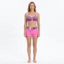 High-Cut Bikinis with Geometric Pattern