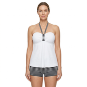 Striped Tankinis without Back