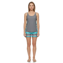 Tankinis with Geometric Pattern and V-Neck