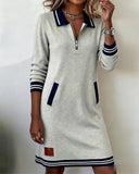 Merle™ | Zip Dress – Comfort & Modern Elegance