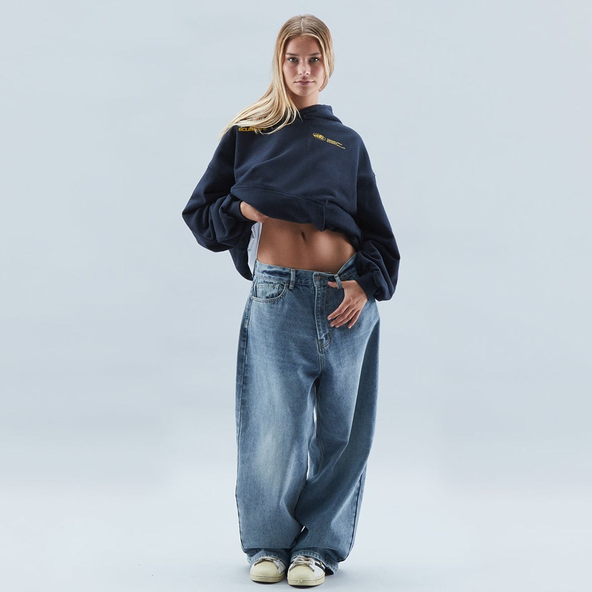 Lightweight Hooded Sweatshirt Made from Breathable Fabric, Loose Fit | Ideal for Spring and Summer