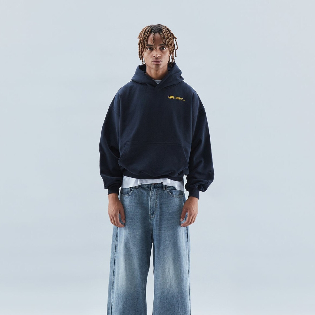 Lightweight hooded sweatshirt made from breathable fabric, loose fit | Ideal for spring and summer