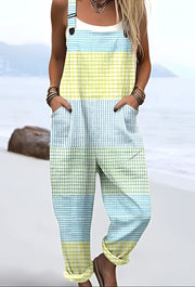 Tilde™ | Pastel Grid Dungarees