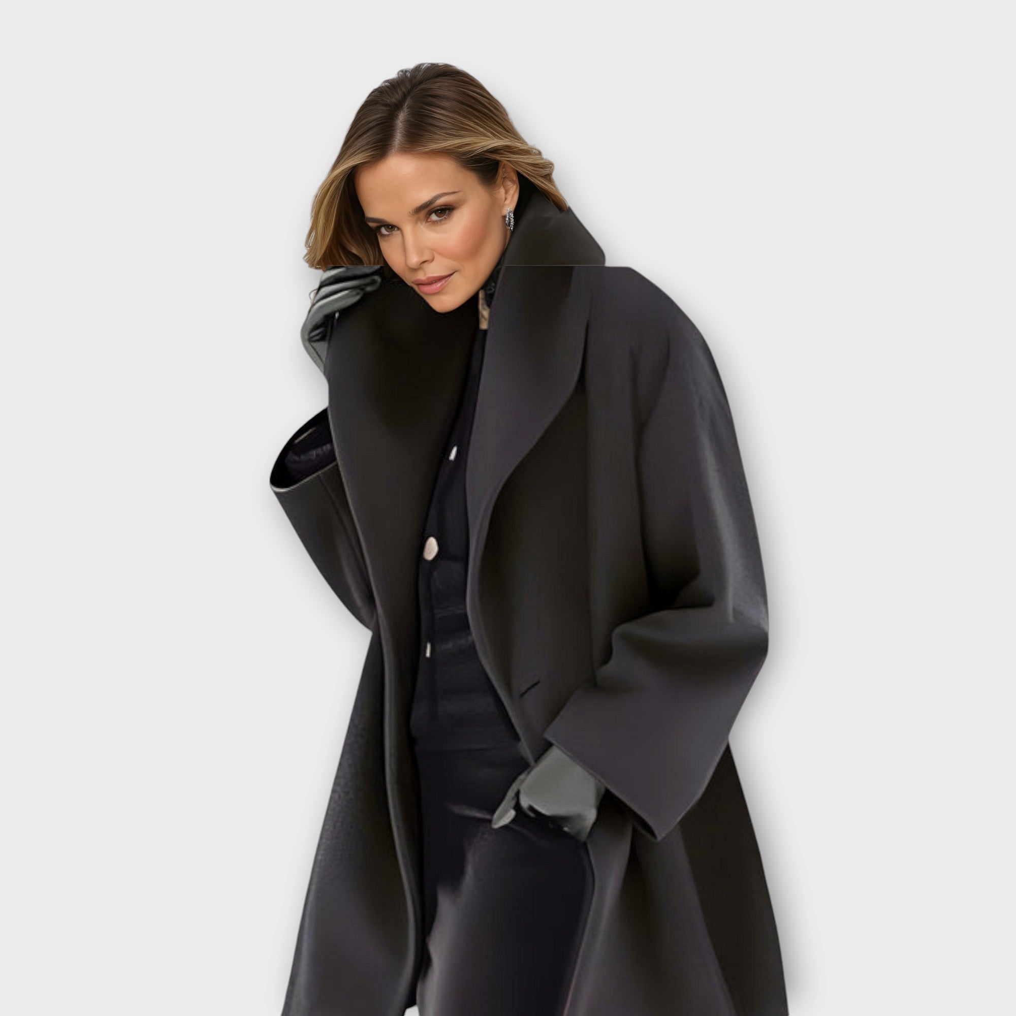 Huber - Premium Windproof Wool Coat