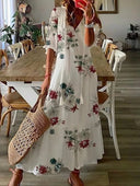 Luna | Effortless Boho Style Midi Dress